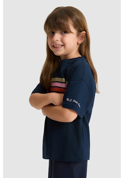 U.s. Polo Assn. Kız Çocuk Lacivert Tişört 50325698-vr033