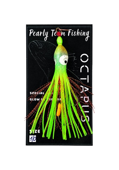 Pearly Team Fishing Taı Rubber Skırt Octapus Yeşil - 929471850