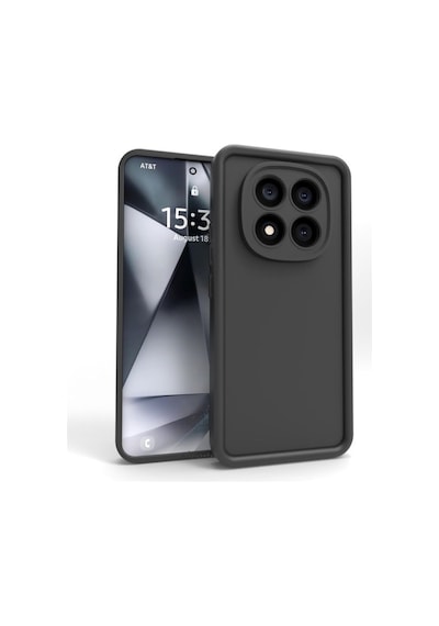 Xiaomi Redmi Note 14 Pro 5g / Poco X7 5g Kılıf Kamera Korumalı Kalın Kenarlı Viera Silikon Case Siyah
