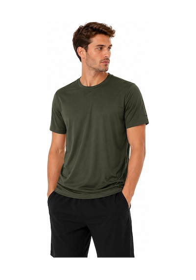 Cazador 45010 Erkek Bisiklet Yaka Haki Tshirt