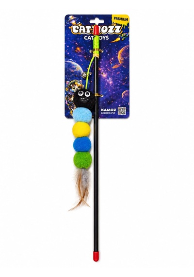 Catmozz Premium Ponpon Tırtıl Olta 45 Cm