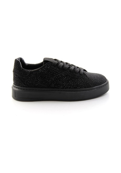 Bambi Siyah Süet Kadın Sneaker K01791072772