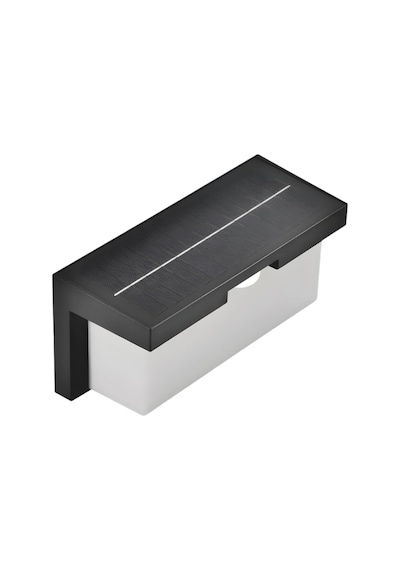 Barbaros Solar 2 Kademe Hareket Sensörlü Cata Dış Mekan Led Aplik - 40w Güçlü 4300 Lümen 3200k Gün Işığı - Ip44 Su Geçirmez Kablosuz Bahçe, Teras Ve Duvar Aydınlatması Güneş Enerjili