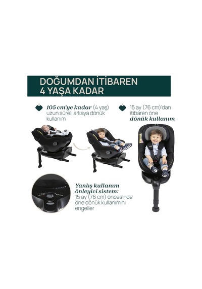 Chicco Seat 105 I Sıze Posh Black 04087114330000