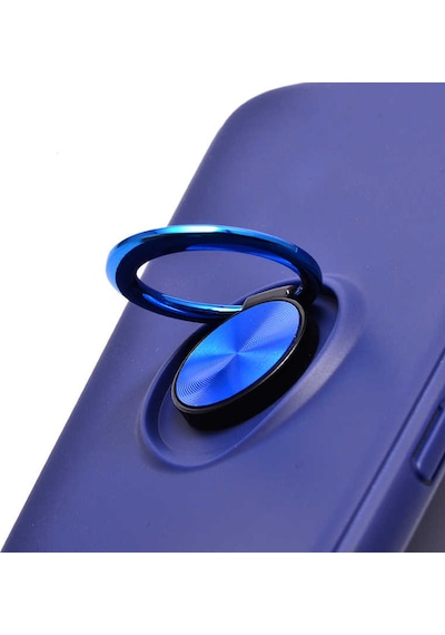 Samsung Uyumlu Galaxy J6 Plus Kılıf Zore Ravel Silikon Kapak Mavi