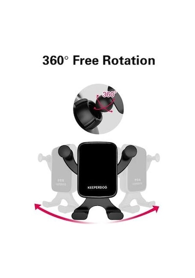 Torima Sıkıştırma Tipi 4.5 - 6.5 " Telefonlar İçin Telefon Tutacağı Siyah