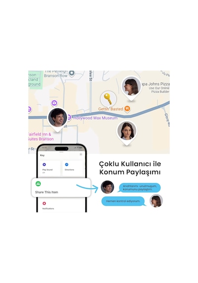 Finder Pro Bluetooth 5.4 Akıllı Takip Cihazı, Apple Find My & Google Find My Device Sertifikalı, Eşya Anahtar Cüzd