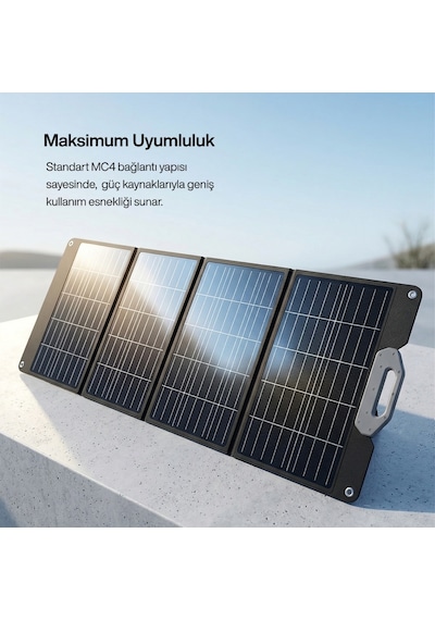 Initial Entropy Energy Taşınabilir Güneş Paneli 400w - Ip67 Su Geçirmez - 3 Açılı Ayar - Katlanabilen Güneş Enerjili Şarj Cihazı Sp400