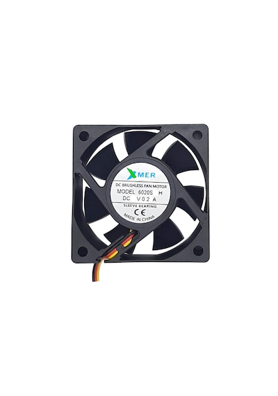 Buhara Elektronik 60x60x20mm 12v 0,20a 3 Kablolu Xmer Fan