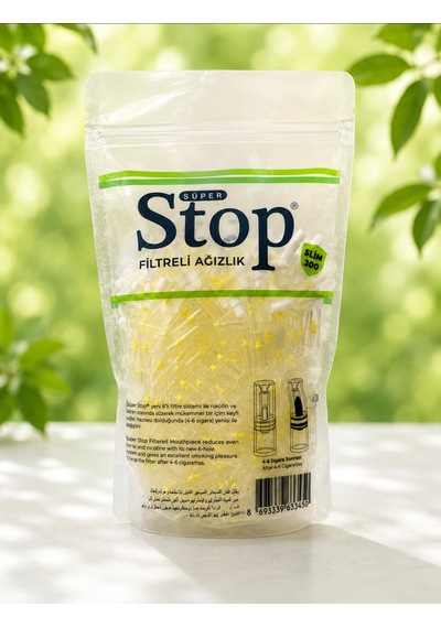 Stop Filtreli Ağızlık Slim 300 Lü Poşet