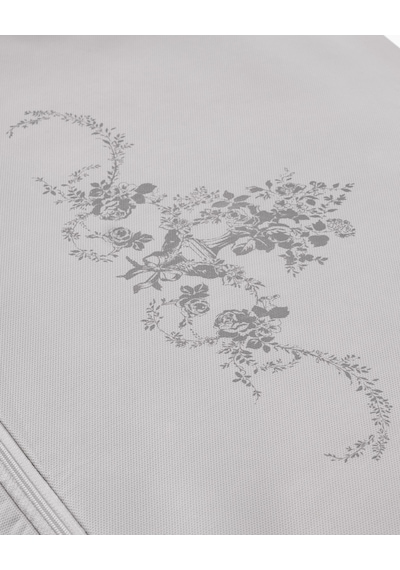 Çiçek Desen Baskılı Hurç - Gri - 64x41x35 Cm 8684427121535 Gri