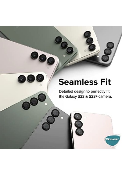 Samsung Galaxy S25 Plus Tekli Kamera Lens Koruma Camı Siyah Galaxy S25 Plus İle Uyumlu Ekran Koruyucu - Siyah Diğer