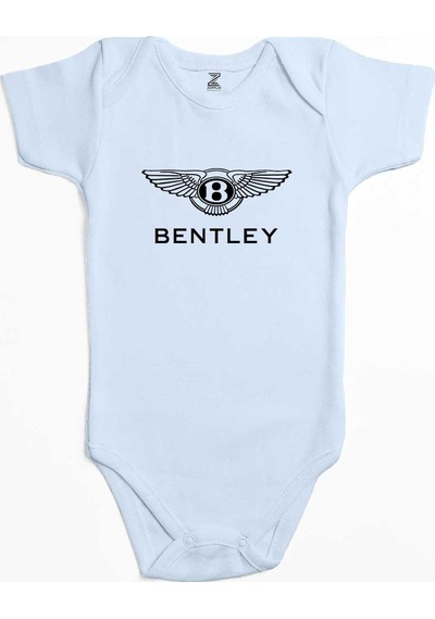 Zepplin Giyim Bentley Logo Ekru Bebek Body Zıbın