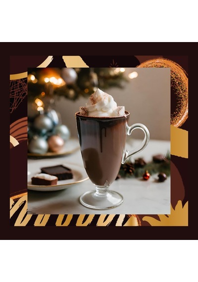 Dark Hot Chocolate - Bitter Sıcak Çikolata Doypack 200 Gr 0.75 LT - 2.5 LT - 12 KG