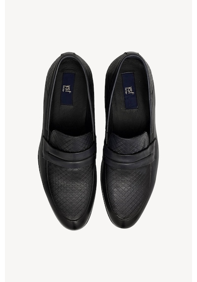 Ysf Erkek Siyah Klasik Loafer Ayakkabı
