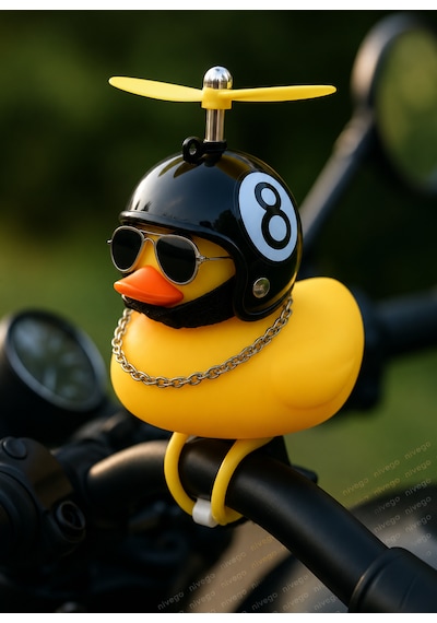 Pervaneli Motorcu Civciv Motosiklet & Bisiklet Gidon Süsü