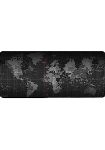 Gaming Kaymaz Taban Dünya Desenli 70x30 Xxl Mouse Pad Sr679d