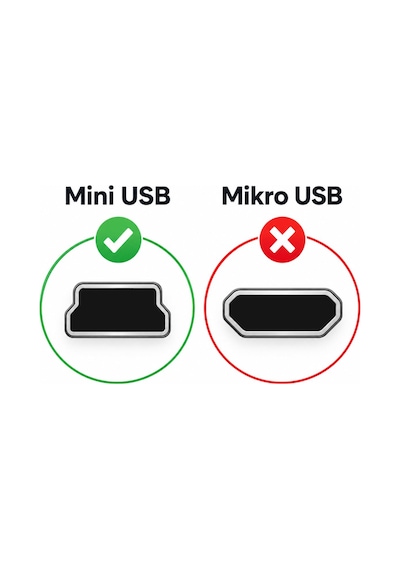 Mini Usb B 5 Pin Data Ve Şarj Kablosu 1.5 Metre