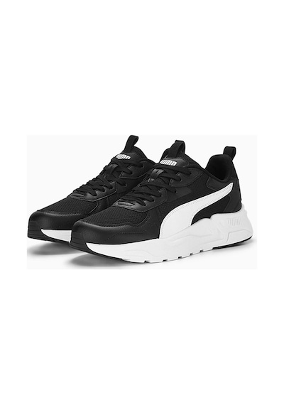 Puma Trinity Lite Erkek Sneaker Spor Ayakkabı Siyah Beyaz