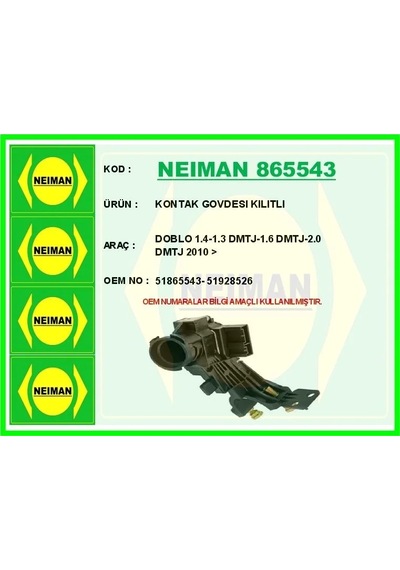 Kontak Govdesı Kılıtlı Doblo 1.4-1.3 Dmtj-1.6 Dmtj-2.0 Dmtj 2010 &gt
