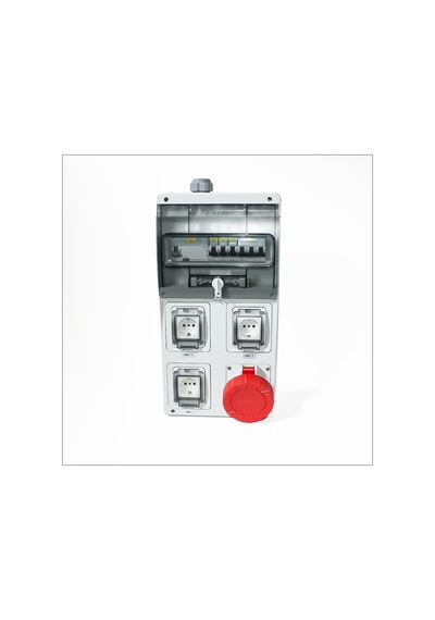 Ip66 Kombinasyon Panosu 3 Ad. Schuko Priz 3x16a 1 Ad. 5x32a Priz