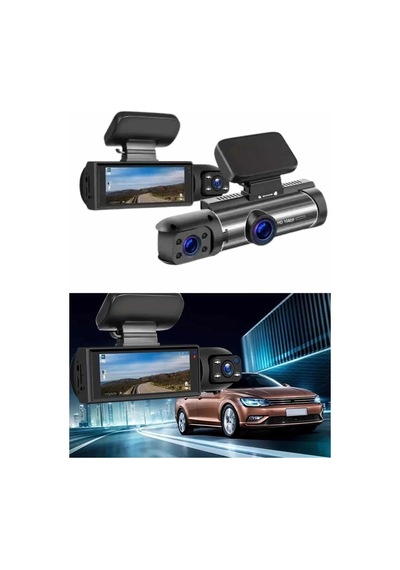 Araç İçi Full Hd Kamera Ön Ve Arka Kameralı Ekranlı Araç Kamerası 46625330