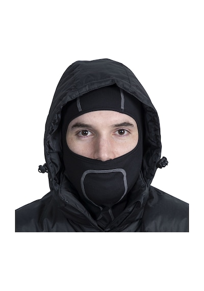 Trespass Moulder - Adults Balaclava Unisex Siyah Kar Maskesi Blk Siyah