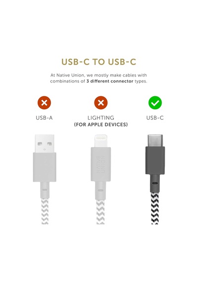 Type-c Kemer Kablosu - Usb-c 1,2 M Ultra Güçlü Şarj Kablosu İphone 16, 16 Plus, 16 Pro, İpad Pro, İpad Air, Samsung S23, Flip 5, Fold 5 Zebra İle Uyumlu