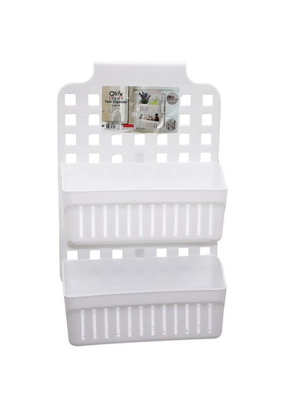 Qlux L-00778 Twin 2 Sepetli Kademeli Askılı Organizer- 16'li Paket Diğer
