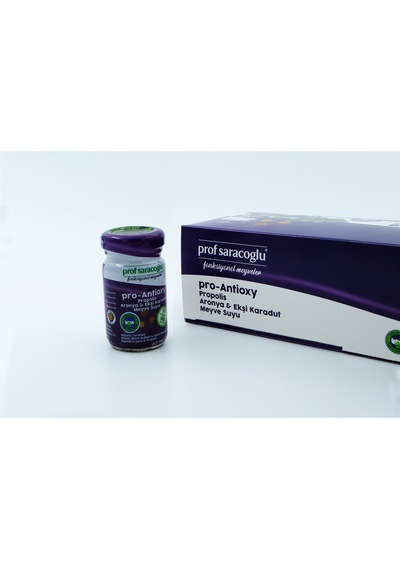 Prof Saracoglu Pro Antioxy Propolis Aronya Ekşi Karadut Shut 5 Meyve Suyu 60 ML