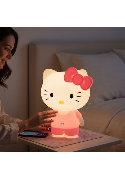 Hello Kitty Led Gece Lambası Ve Peri Kızı Melek Kar Küresi