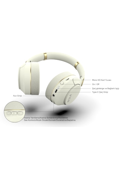 Inca IBK-503B Bluetooth 5.3 Oyuncu Kulaklığı