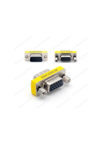 15 Pin Vga Dişi To Vga Erkek Dönüştürücü Adaptör