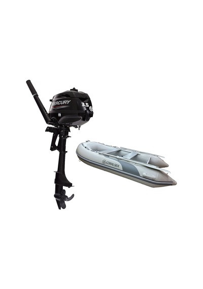 Coralsea 290 Ahşap Tabanlı Şişme Bot + Mercury 3.5 Hp Deniz Motoru