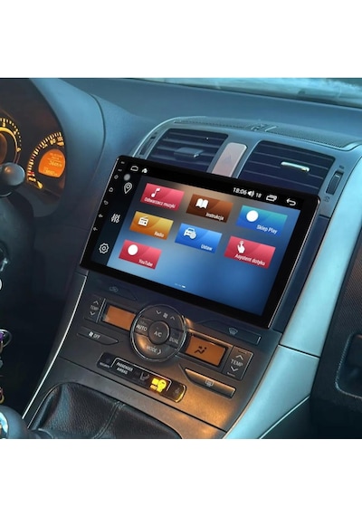 Toyota Auris Android Multimedya Sistemi 4-64 Cadence R18 2007-2012 Ön Kayıt Kamera  9"