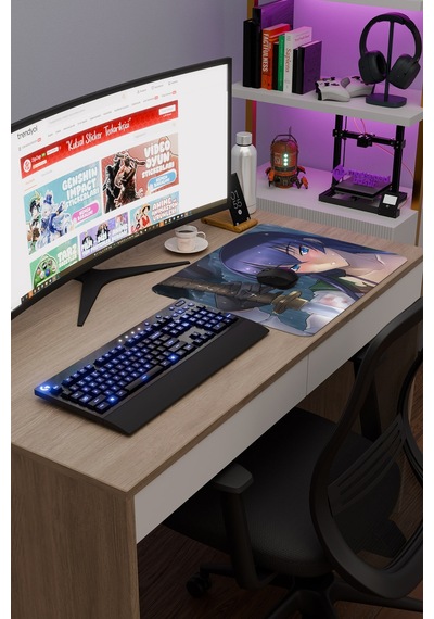 Highschool Of The Dead Anime V2 - 48x40 Xl Gaming Kauçuk Kaymaz Taban Mouse Pad Fare Altlığı