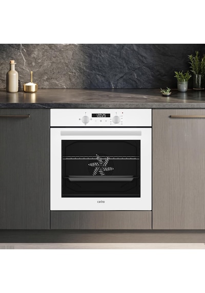 Carino 8401 0+3 Fonksiyon Dijital Beyaz Power Turbo Ankastre Fırın