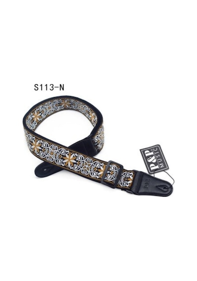 P&p S113-n Desenli Nakış Gitar Askısı