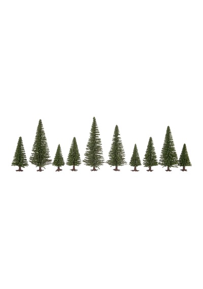 Noch 26930 Çam Ağaçları, 10 Adet, 5-14 Cm. Diorama Malzemesi