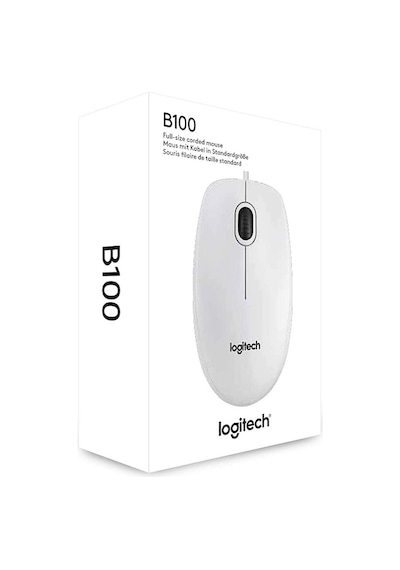 Logitech B100 Kablolu USB Optik Mouse