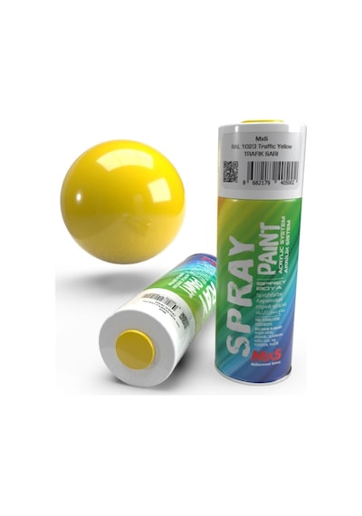 Mxs Sprey Boya 400 Ml Ral1023 Trafik Sarı 1032