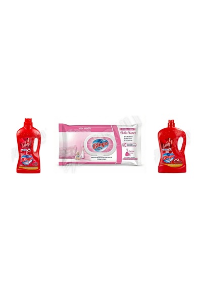Bingo Yüzey Tem. Fresh 2.5 Lt + Yüzey Tem.havlusu 96'lı + Yüzey Temzileyici 2,5 L 3'lü Set Diğer