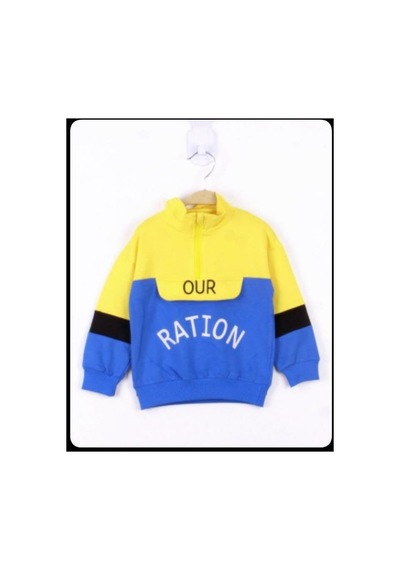 Toontoy Kids Toontoy Erkek Çocuk Ration Baskılı Sweatshirt Saks