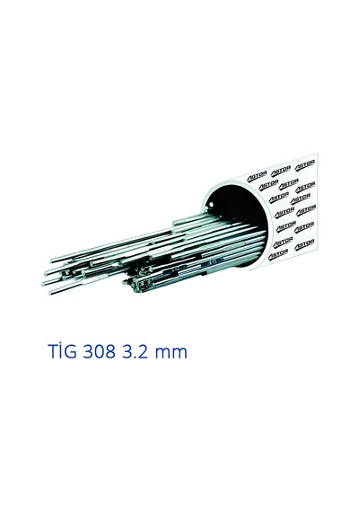 Astor Tig 308 Paslanmaz Kaynak Teli 3.2 MM 5 KG Tüp