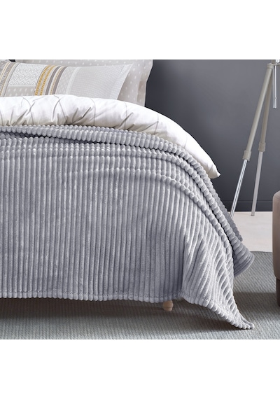 Yataş Bedding Holly Wellsoft Battaniye (Tek Kişilik) - Gri