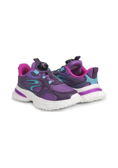 Buckhead 3053 Akıllı Bağcıklı Flex Foam Taban Unisex Çocuk Ayk. Lila LILA