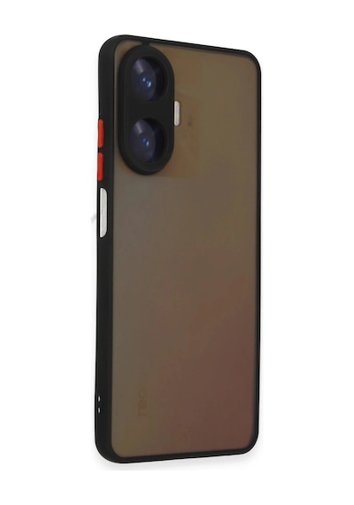 Durukar Realme C55 Kılıf Montreal Silikon Kapak - Siyah