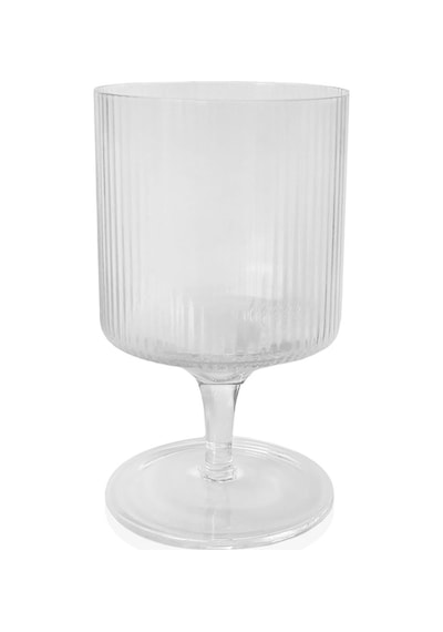 The Mia Çizgili Cam Kadeh 250 Ml