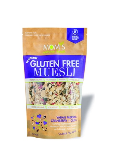 Mom's Glutensiz Yaban Mersini Cranberry Çilekli Müsli 300 G