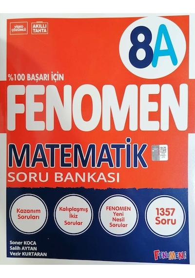 Fenomen 8.sınıf Lgs Yeni Baskı Matematik - A Soru Bankası